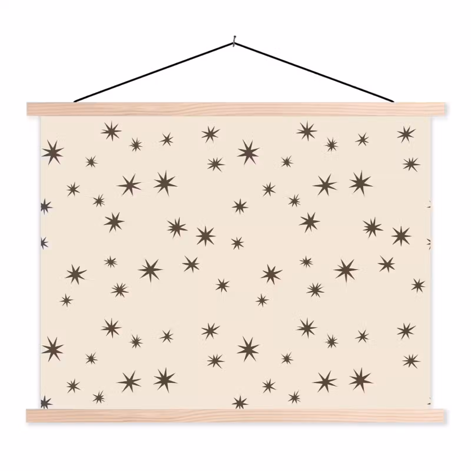 Schoolplaat - Kerst - Ster - Bruin — 1