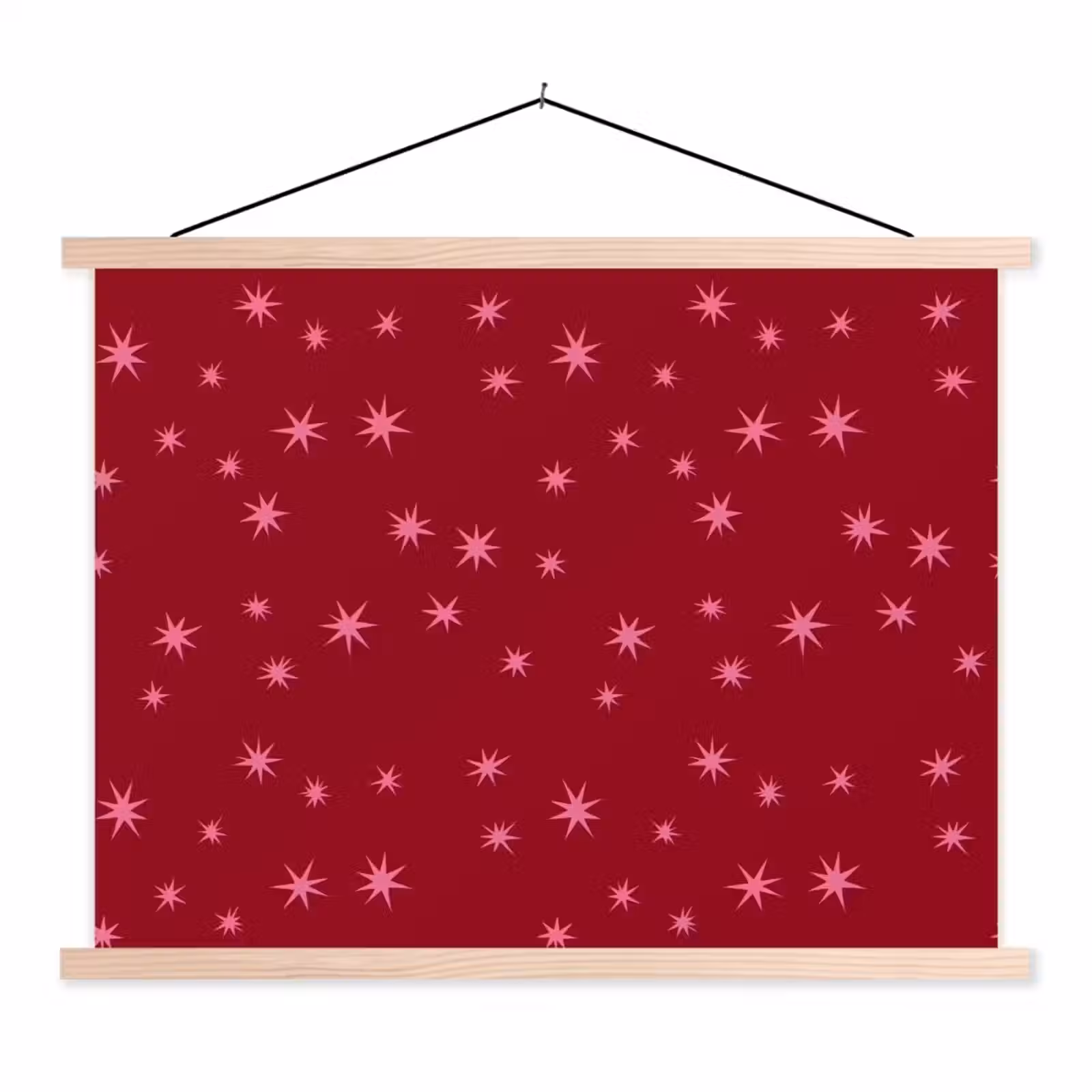 Schoolplaat - Ster - Roze - Kerst - Rood — 1