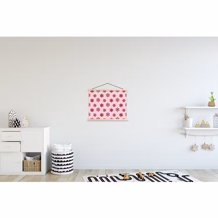 Schoolplaat - Sneeuwvlok - Roze - Rood - Kerst — 3