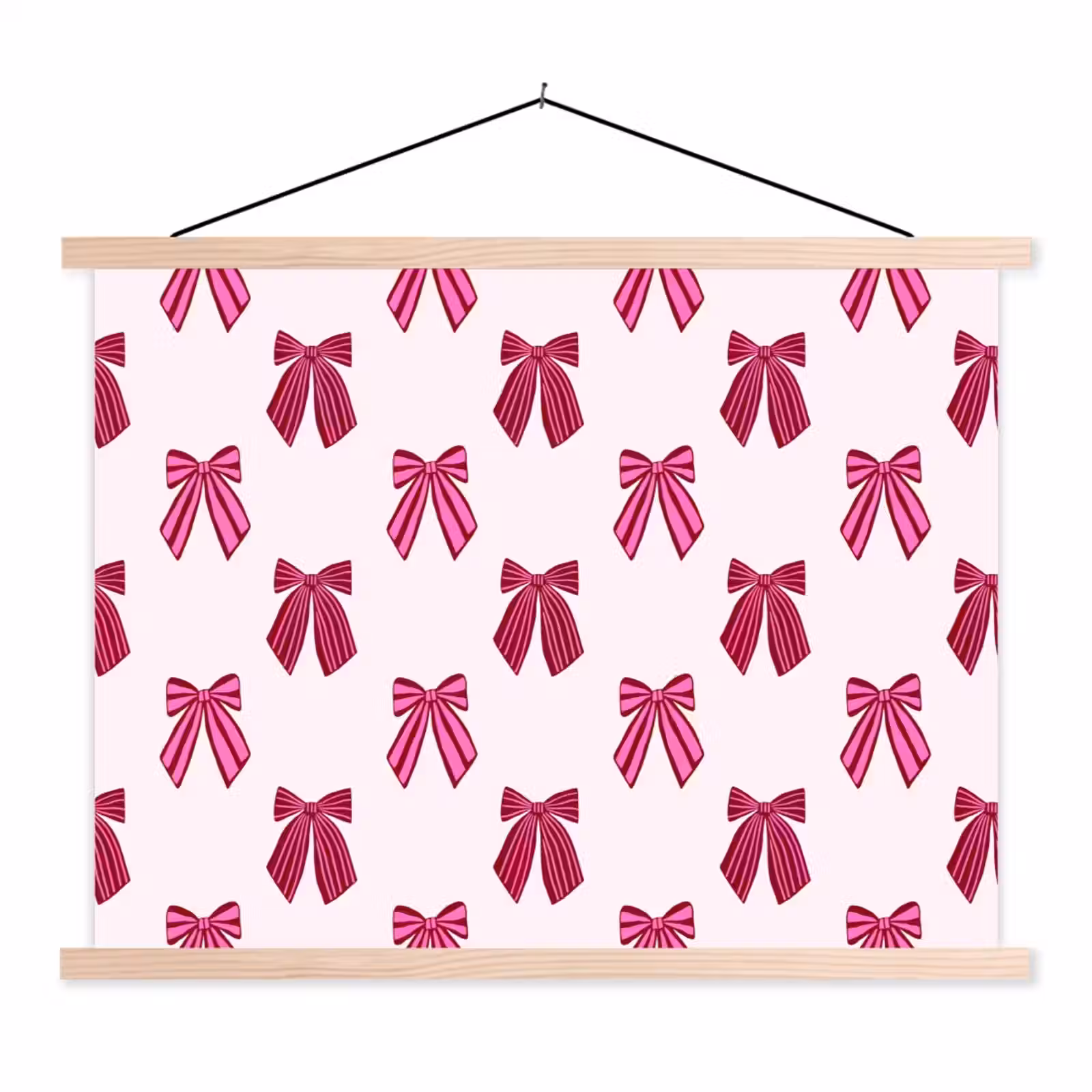 Schoolplaat - Strikken - Kerst - Roze — 1