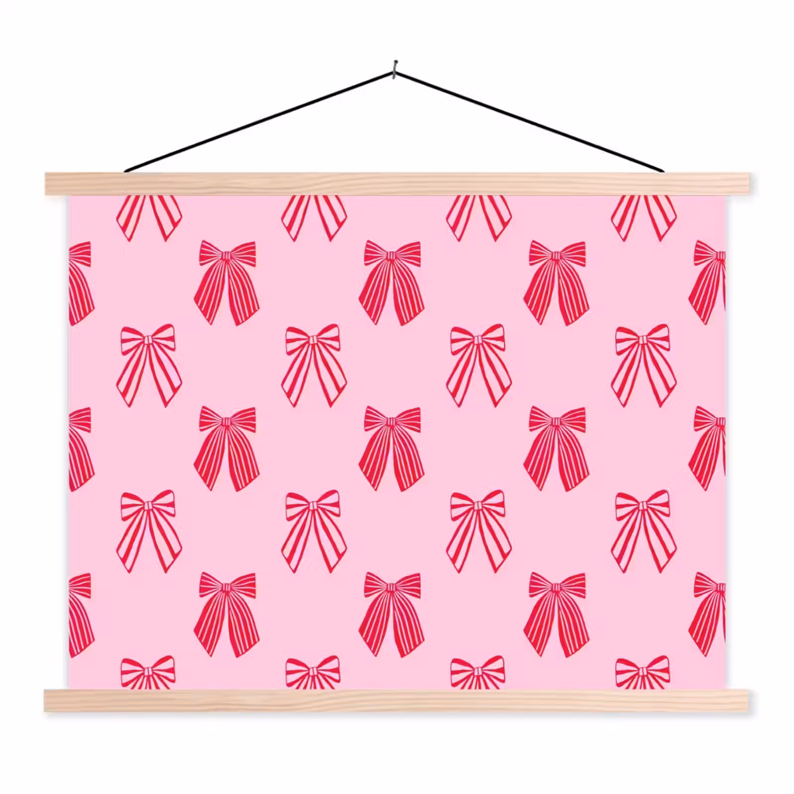 Schoolplaat - Strikken - Kerstmis - Roze - Rood — 1