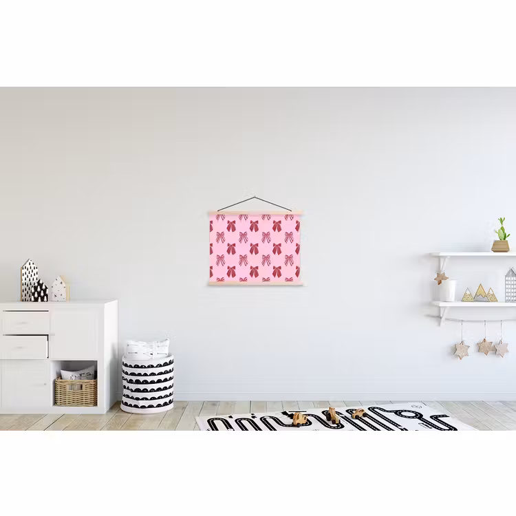 Schoolplaat - Strikken - Kerst - Roze - Burgundy — 3