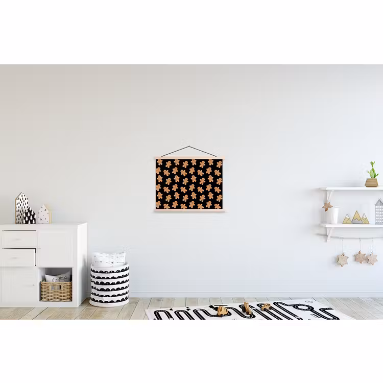 Schoolplaat - Peperkoek - Kerst - Zwart - Bruin — 3