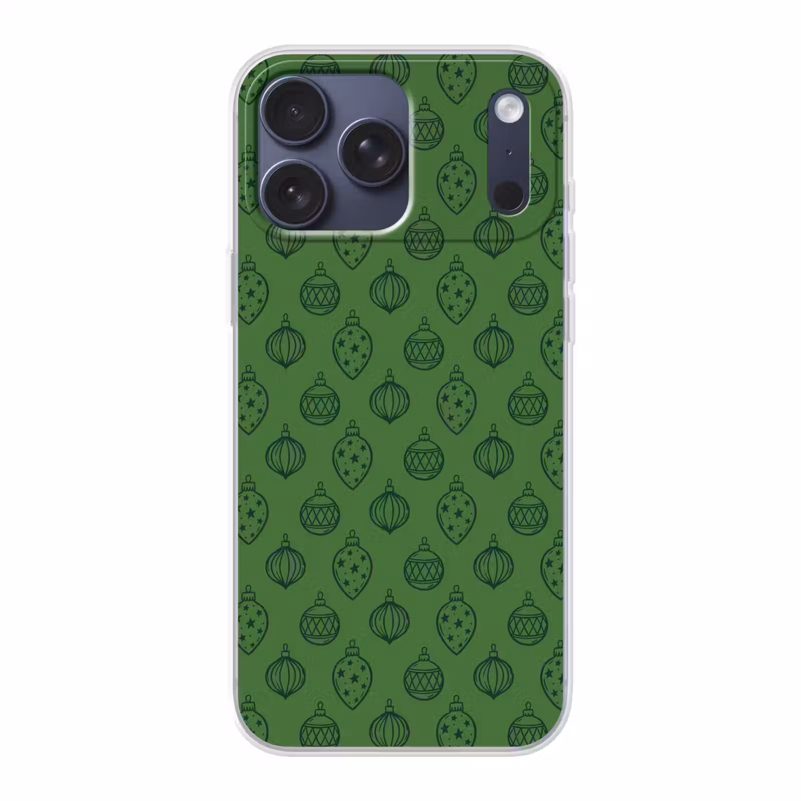 Telefoonhoesje Softcase - Kerstbal - Kerst - Groen — 1