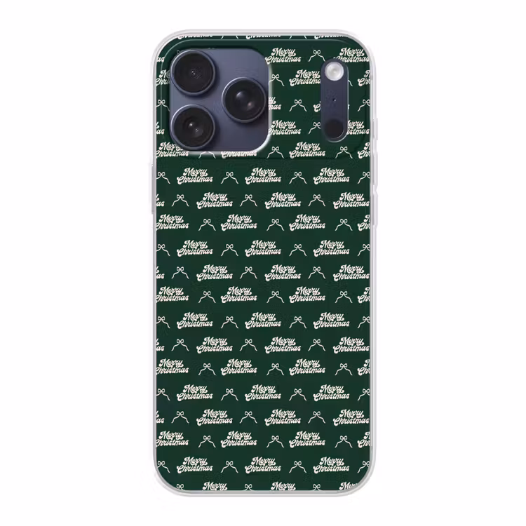 Telefoonhoesje Softcase - Tekst - Groen - Wit - Tekst — 1