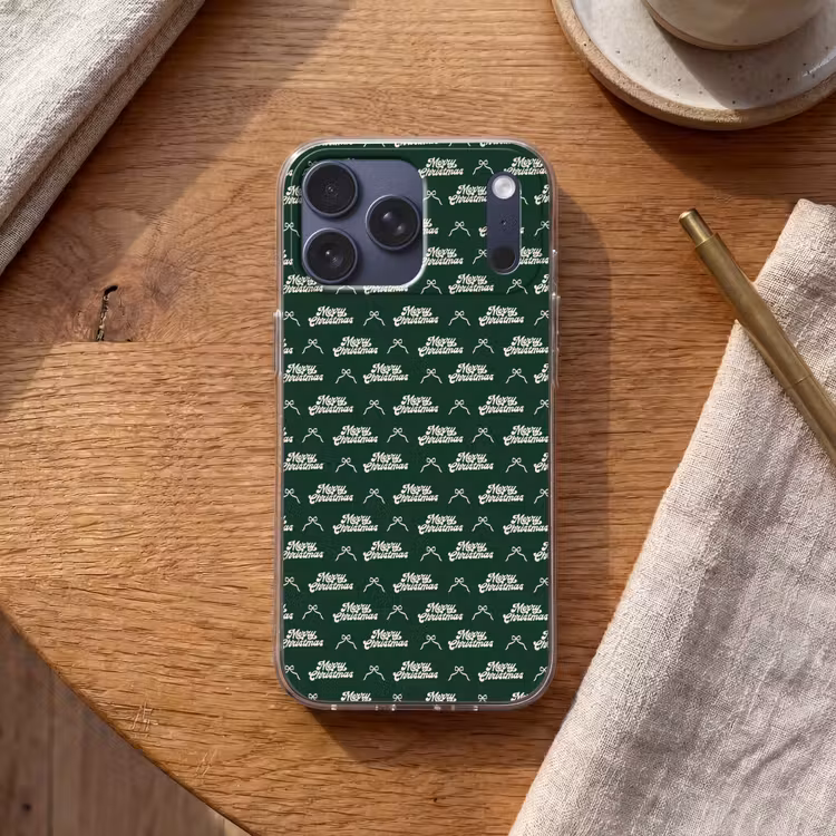 Telefoonhoesje Softcase - Tekst - Groen - Wit - Tekst — 2