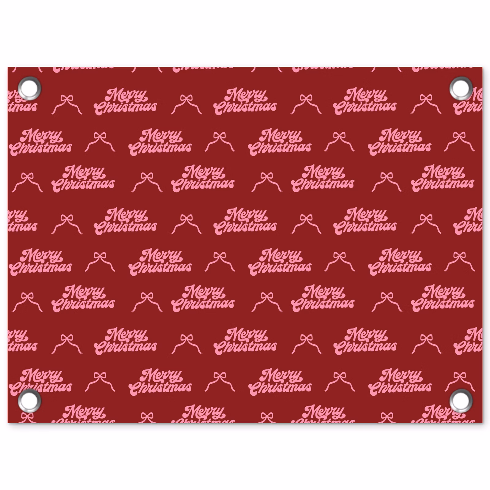 Tuinposter - Tekst - Rood - Roze - Strik — 1