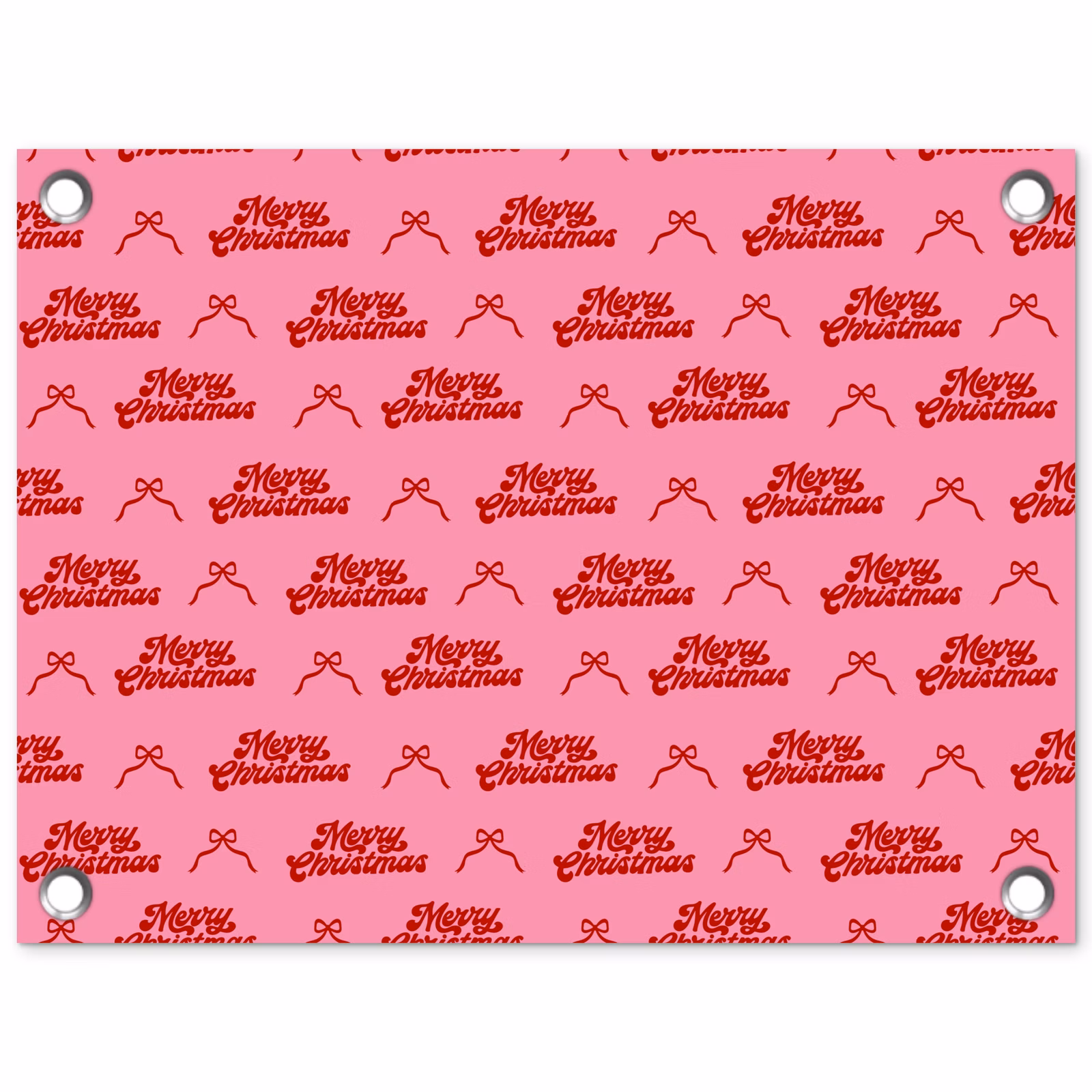 Tuinposter - Tekst - Strik - Rood - Roze — 1