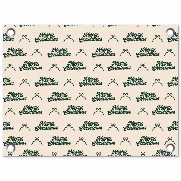 Tuinposter - Tekst - Groen - Strik — 1