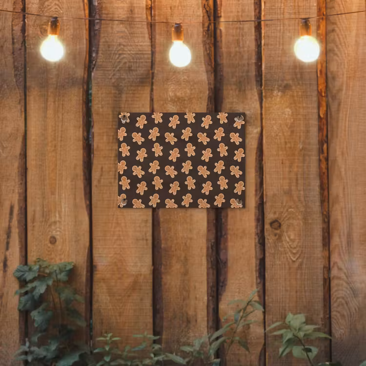 Tuinposter - Bruin - Peperkoek - Kerst — 2