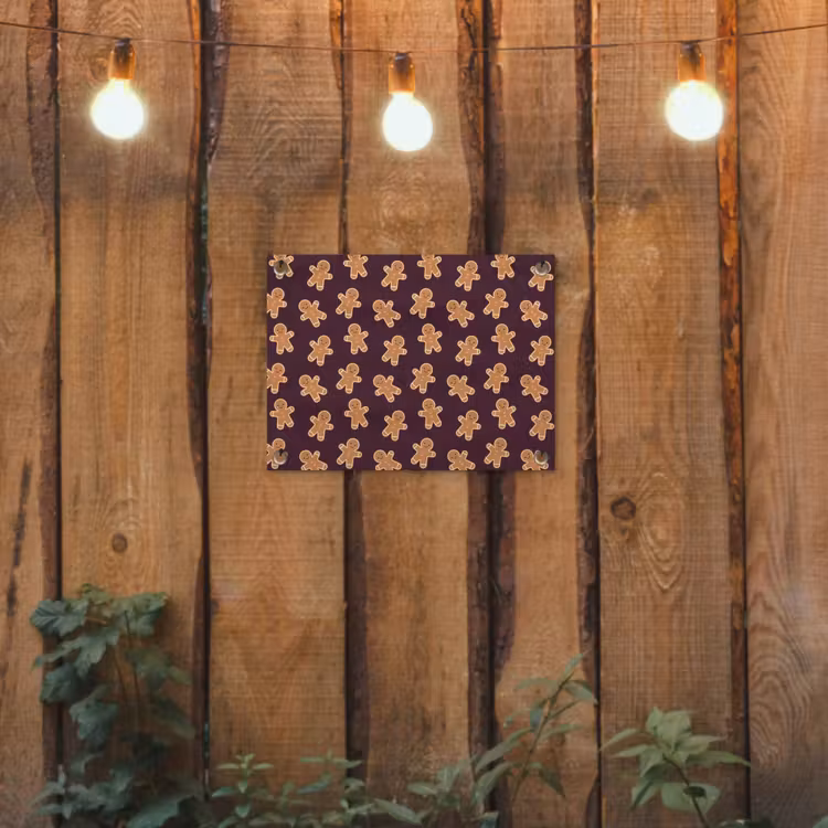 Tuinposter - Burgudy - Peperkoek - Kerst — 2