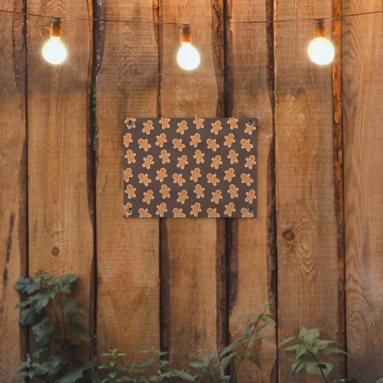 Tuinposter - Peperkoek - Kerstmis - Bruin — 2