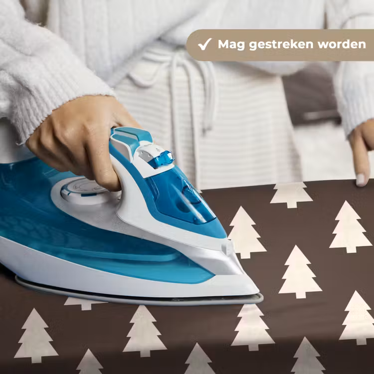 Wandkleed - Kerstboom - Grijs - Crème — 6