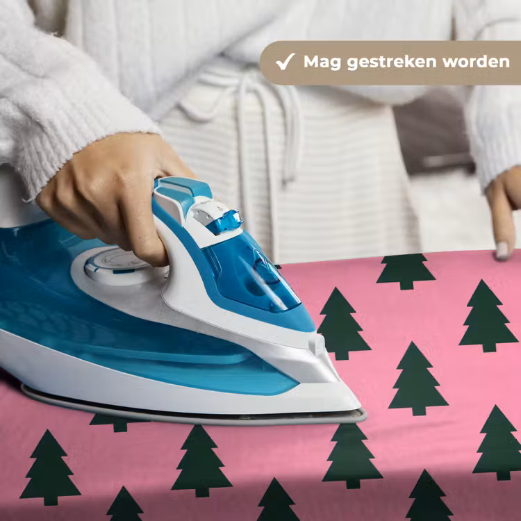 Wandkleed - Kerstboom - Roze - Groen — 6