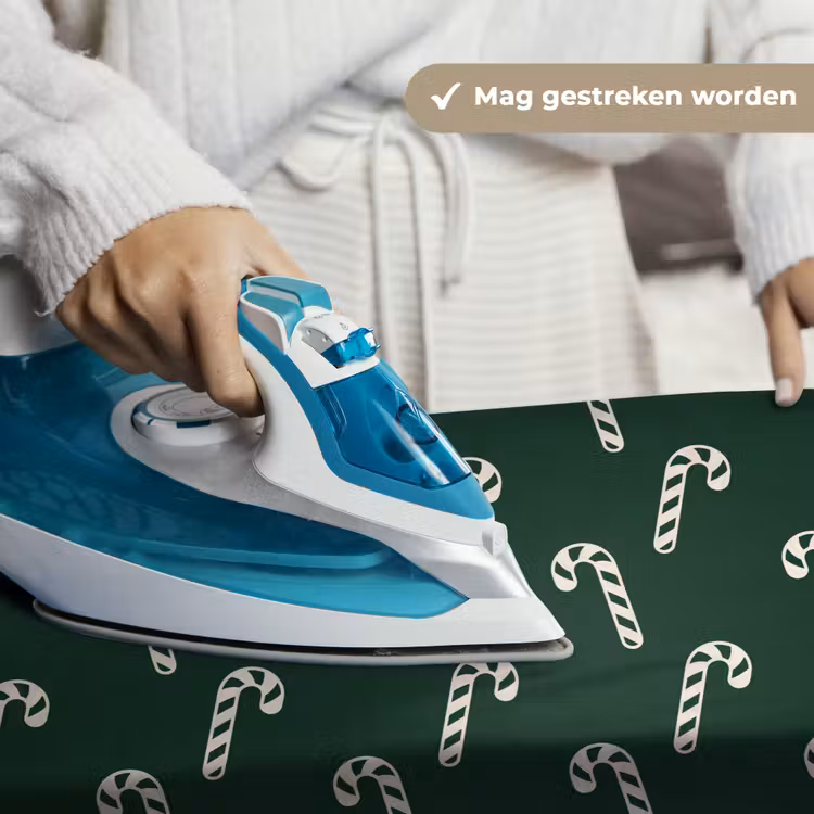 Wandkleed - Kerst - Groen - Wit - Zuurstok — 6