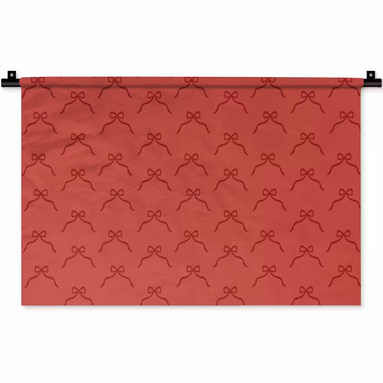Wandkleed - Strik - Rood - Kerst — 1