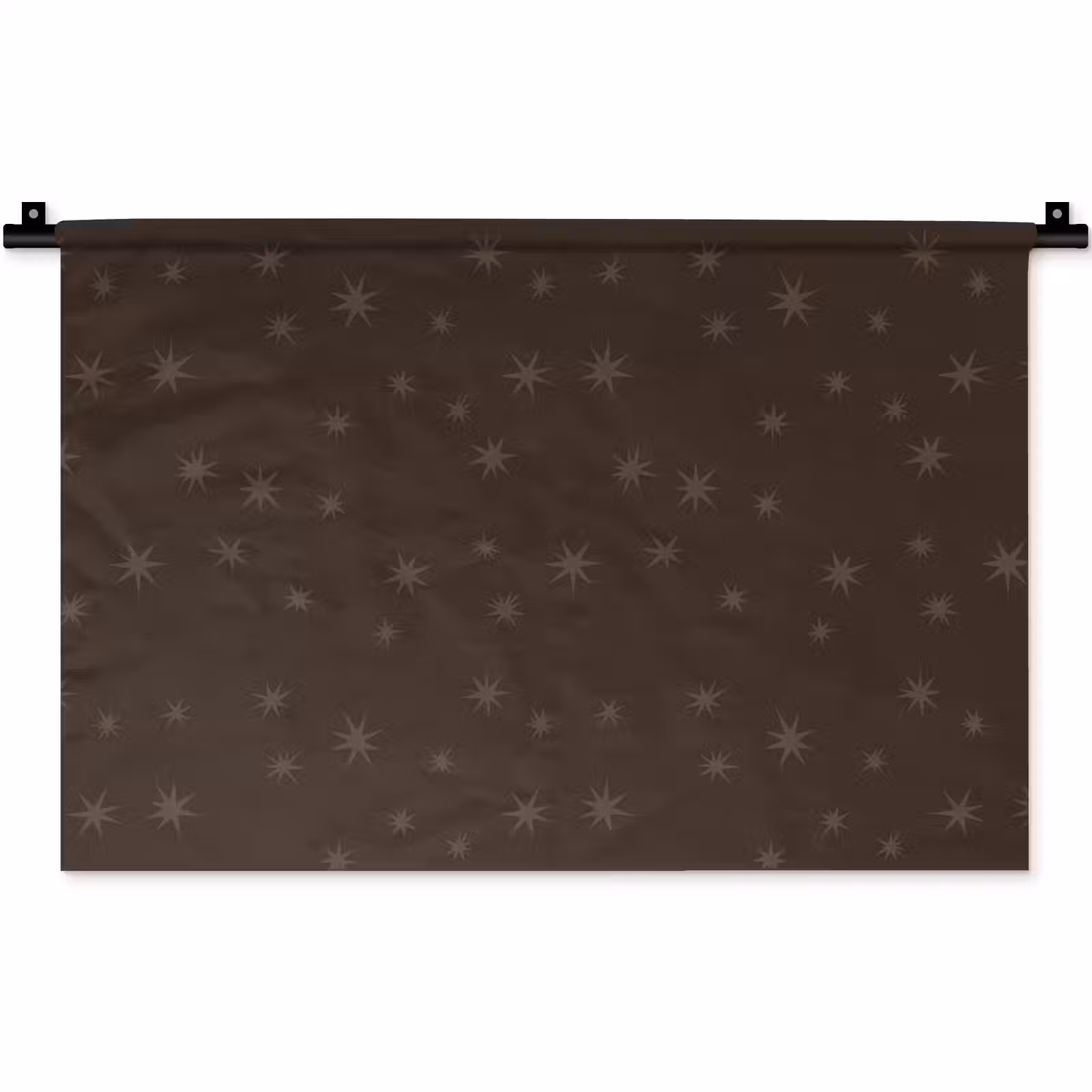 Wandkleed - Bruin - Sterren - Kerst — 1