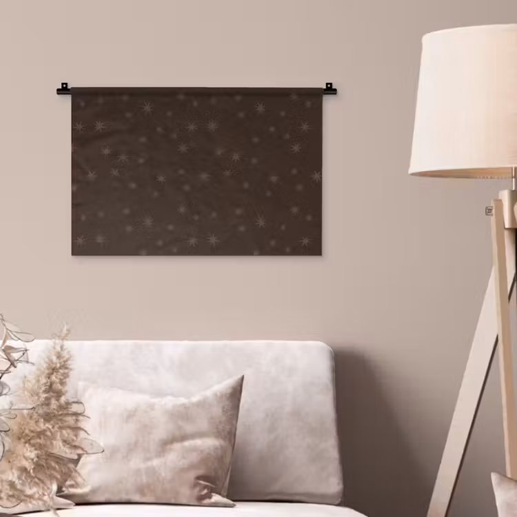 Wandkleed - Bruin - Sterren - Kerst — 2