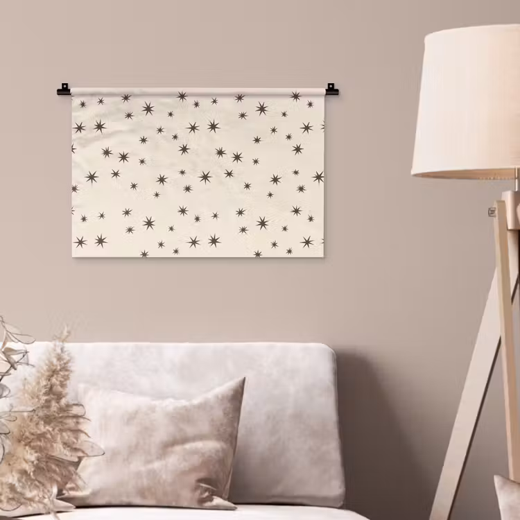 Wandkleed - Kerst - Ster - Bruin — 2