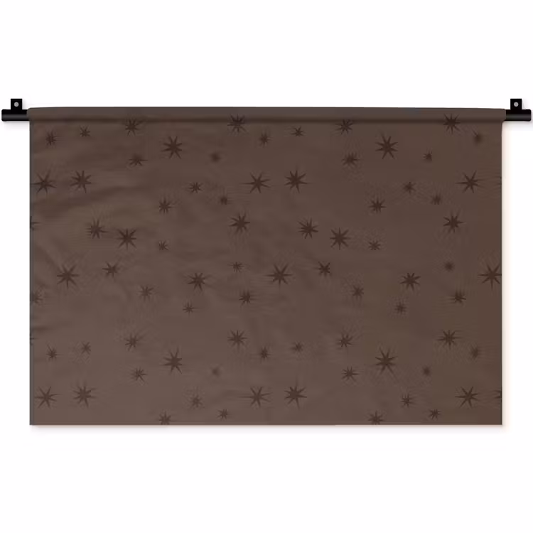 Wandkleed - Ster - Bruin - Kerst — 1
