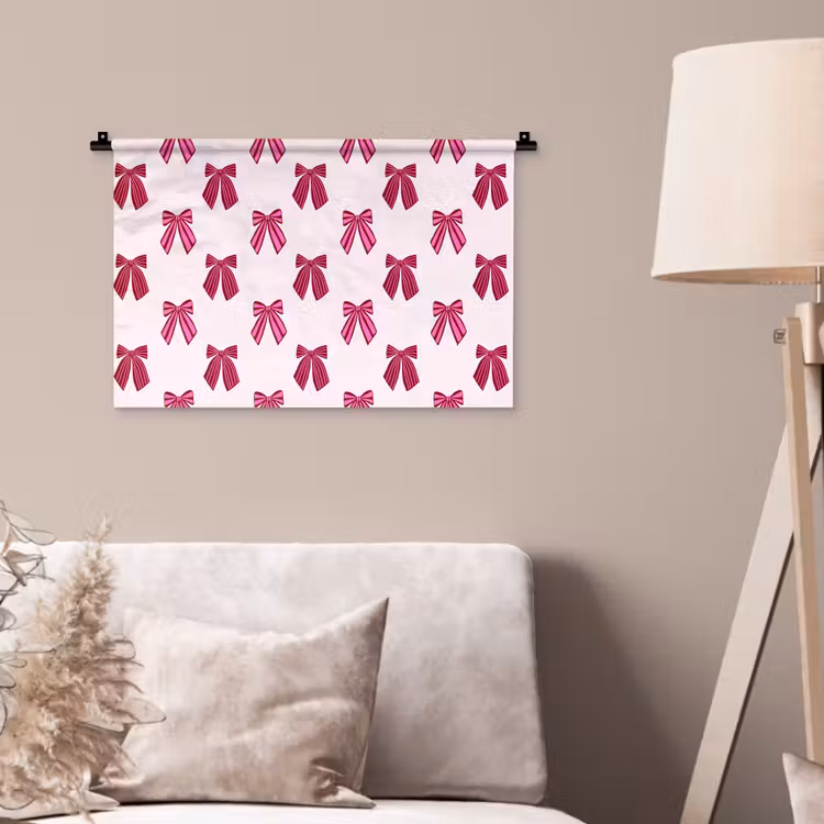 Wandkleed - Strikken - Kerst - Roze — 2