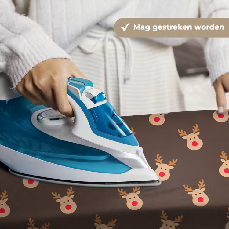 Wandkleed - Kerst - Rendieren - Bruin — 6