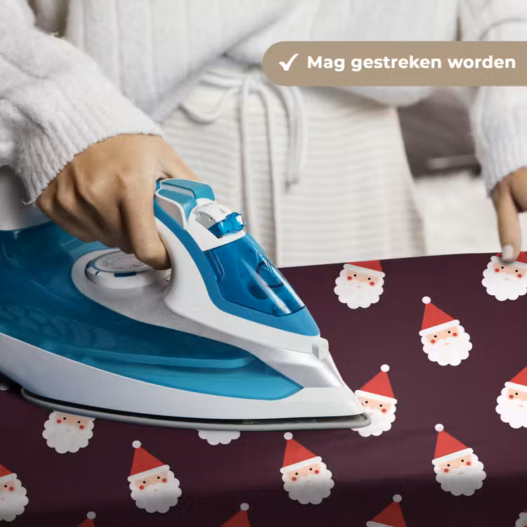 Wandkleed - Kerstman - Kerst - Donker - Rood — 6