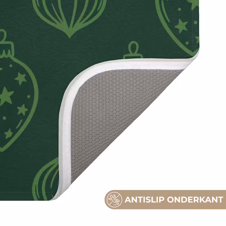 Wc Mat - Kerstbal - Groen - Kerst — 4