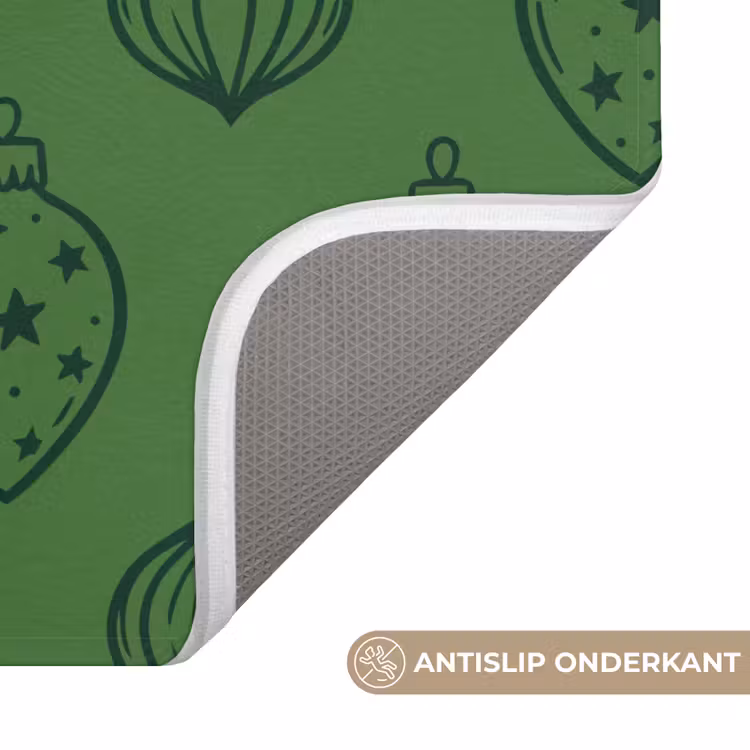 Wc Mat - Kerstbal - Kerst - Groen — 4