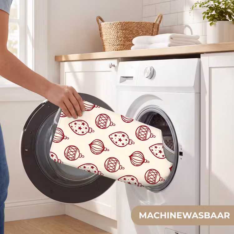 Wc Mat - Kerstbal - Rood - Kerst — 6