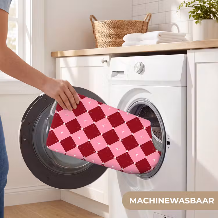Wc Mat - Ster - Rood - Roze - Kerst — 6