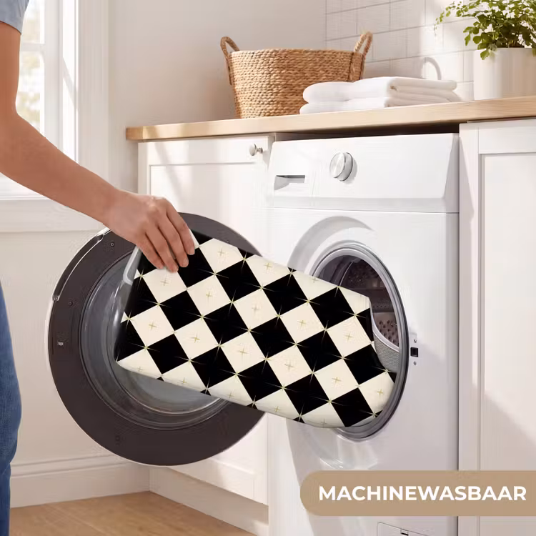 Wc Mat - Ster - Zwart - Wit - Kerst — 6