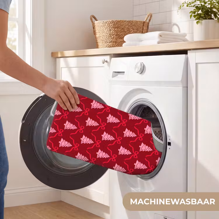 Wc Mat - Strik - Rood - Roze - Kerst — 6