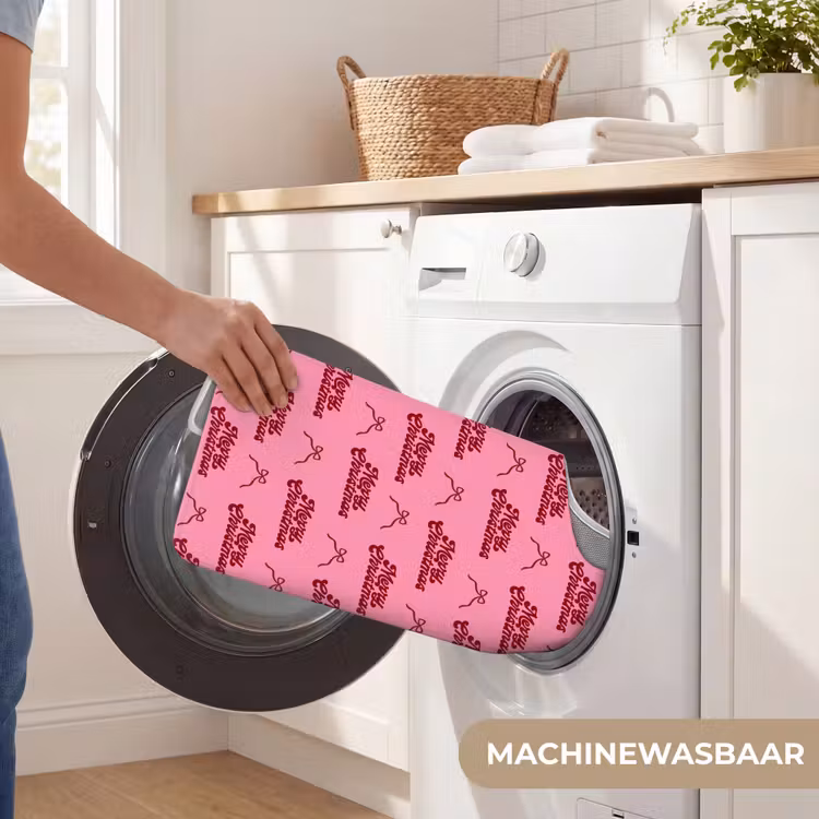 Wc Mat - Tekst - Roze - Rood - Strik — 6