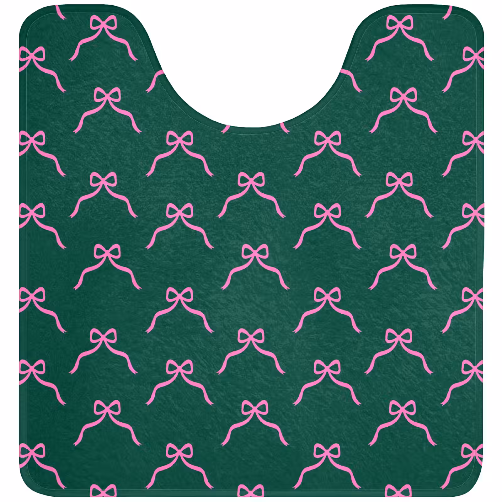 Wc Mat - Kerst - Neon - Groen - Strik — 1