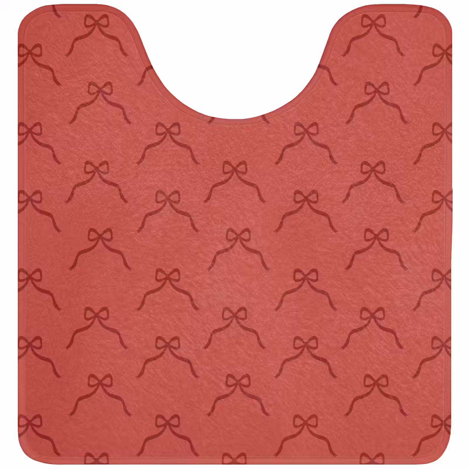 Wc Mat - Strik - Rood - Kerst — 1