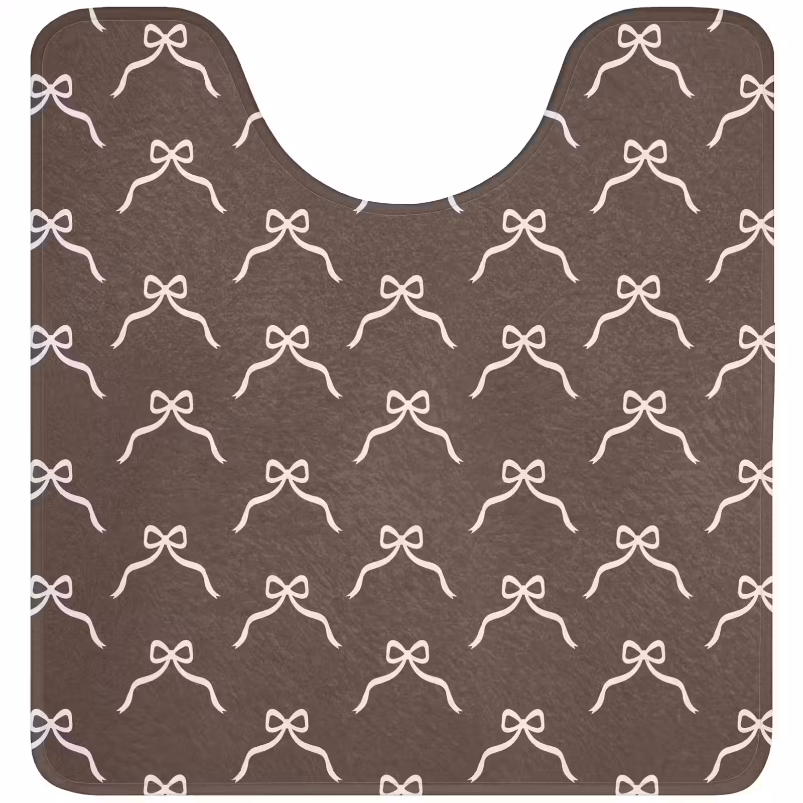 Wc Mat - Kerst - Strik - Bruin — 1