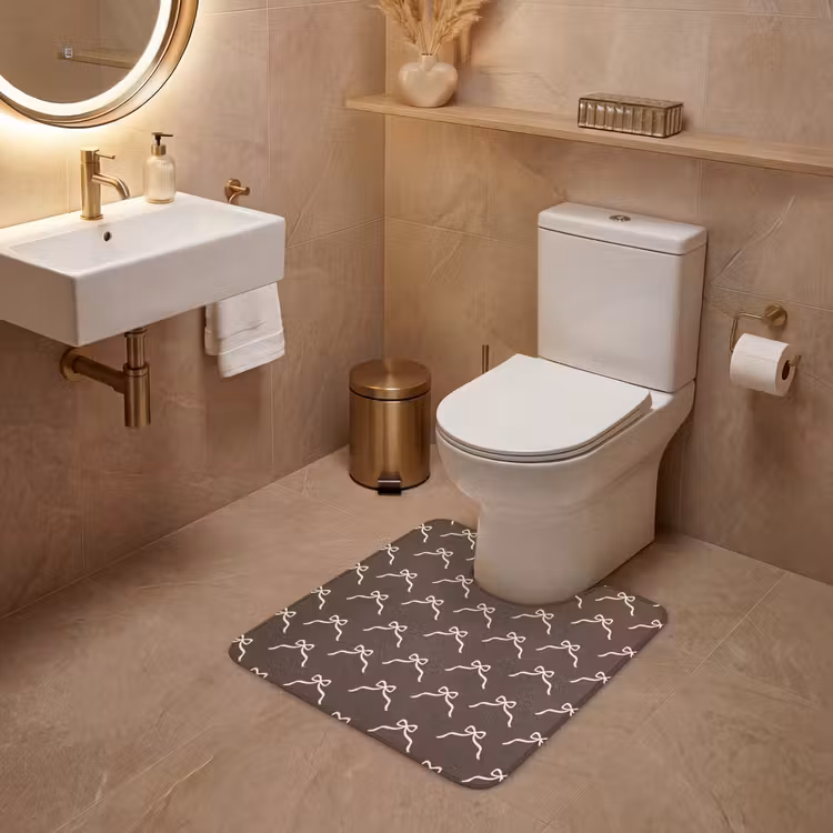 Wc Mat - Kerst - Strik - Bruin — 3