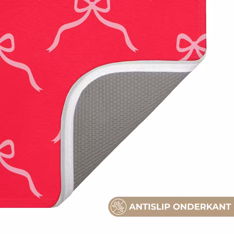 Wc Mat - Strik - Rood - Kerst — 4