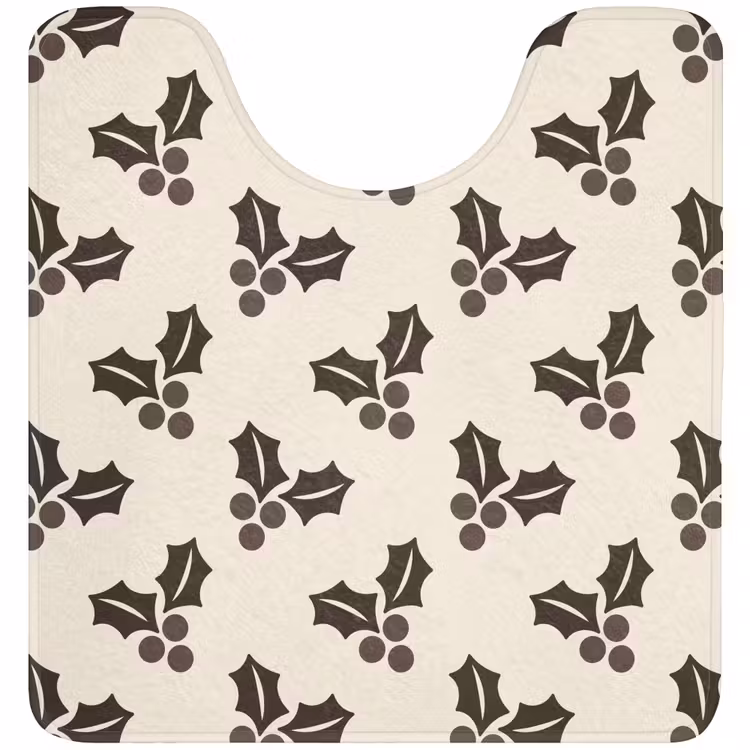 Wc Mat - Hult - Bruin - Kerst — 1