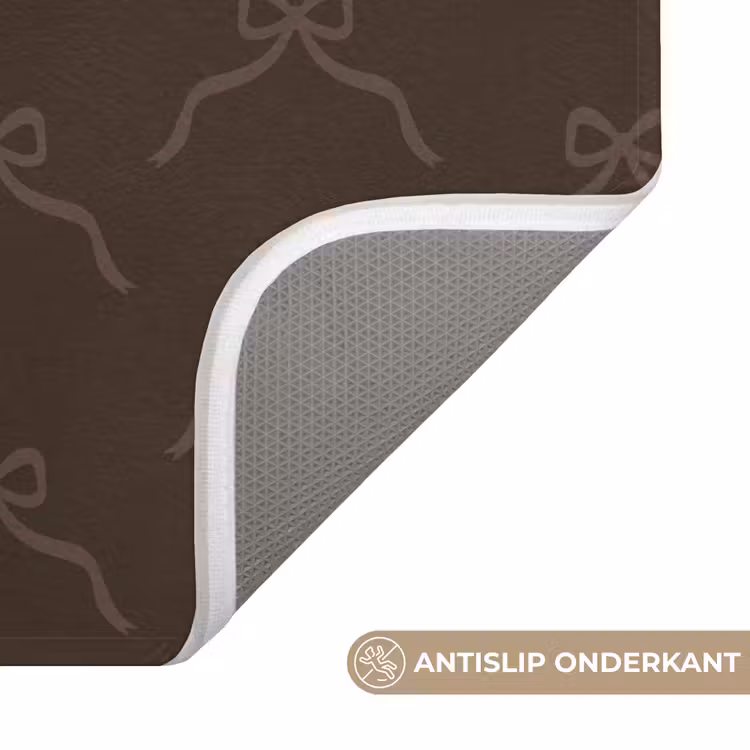 Wc Mat - Kerst - Bruin - Strik — 4