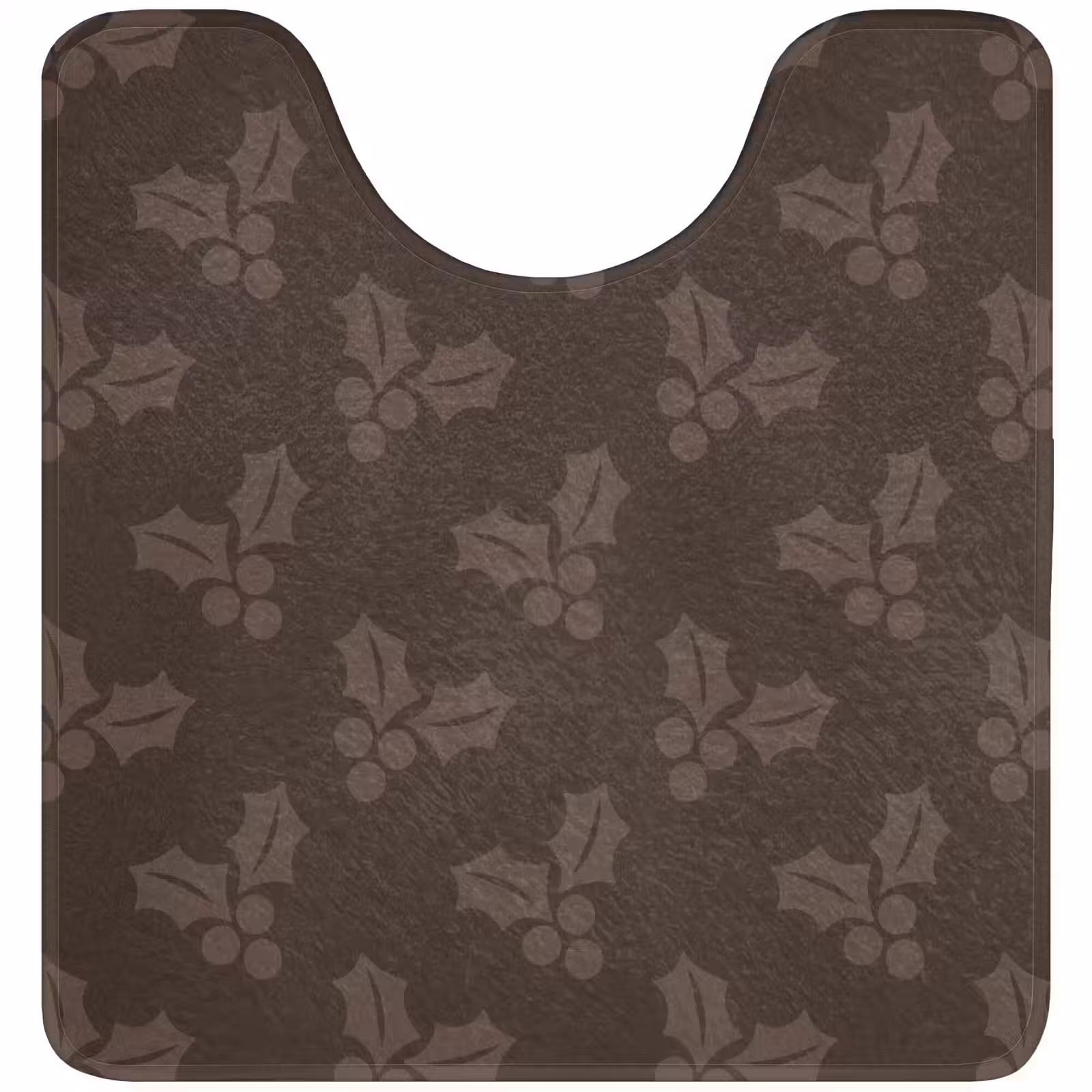 Wc Mat - Kerst - Hulst - Bruin — 1