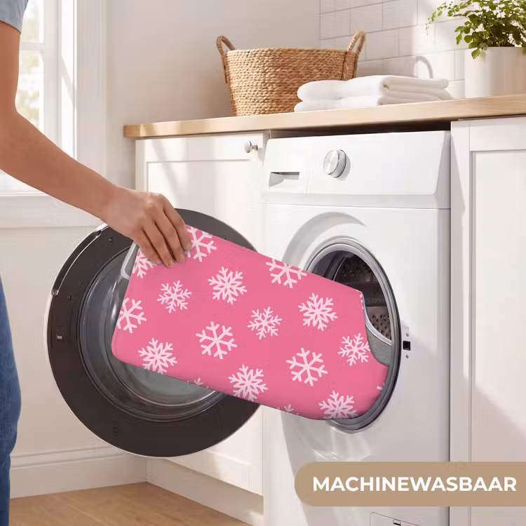 Wc Mat - Sneeuwvlok - Kerst - Roze — 6