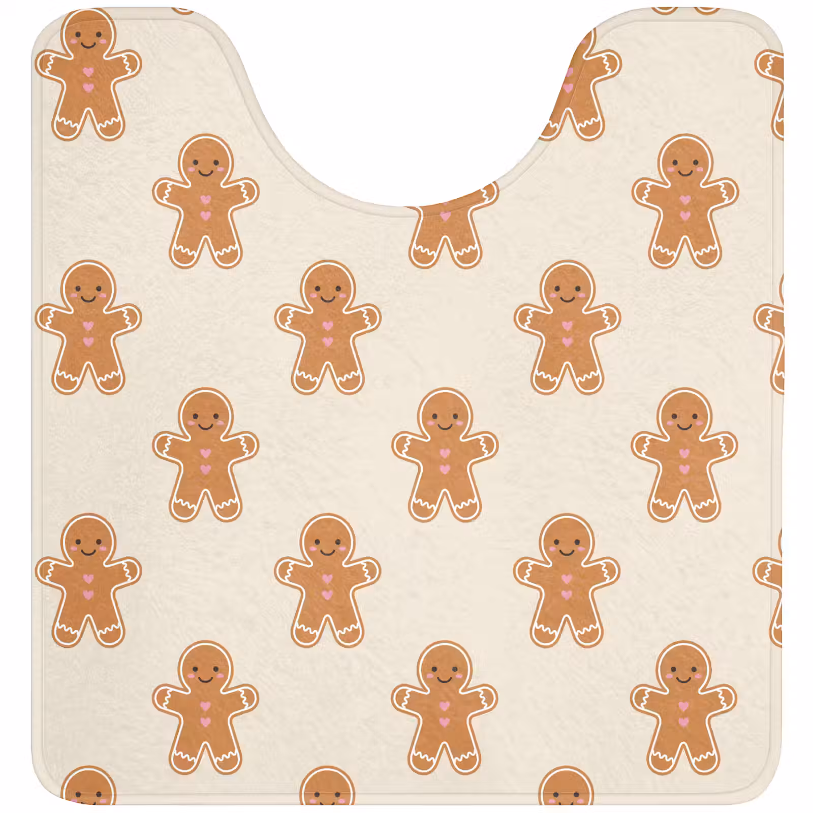 Wc Mat - Peperkoek - Kerst - Crème — 1