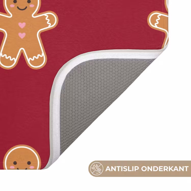 Wc Mat - Peperkoek - Kerst - Rood — 4