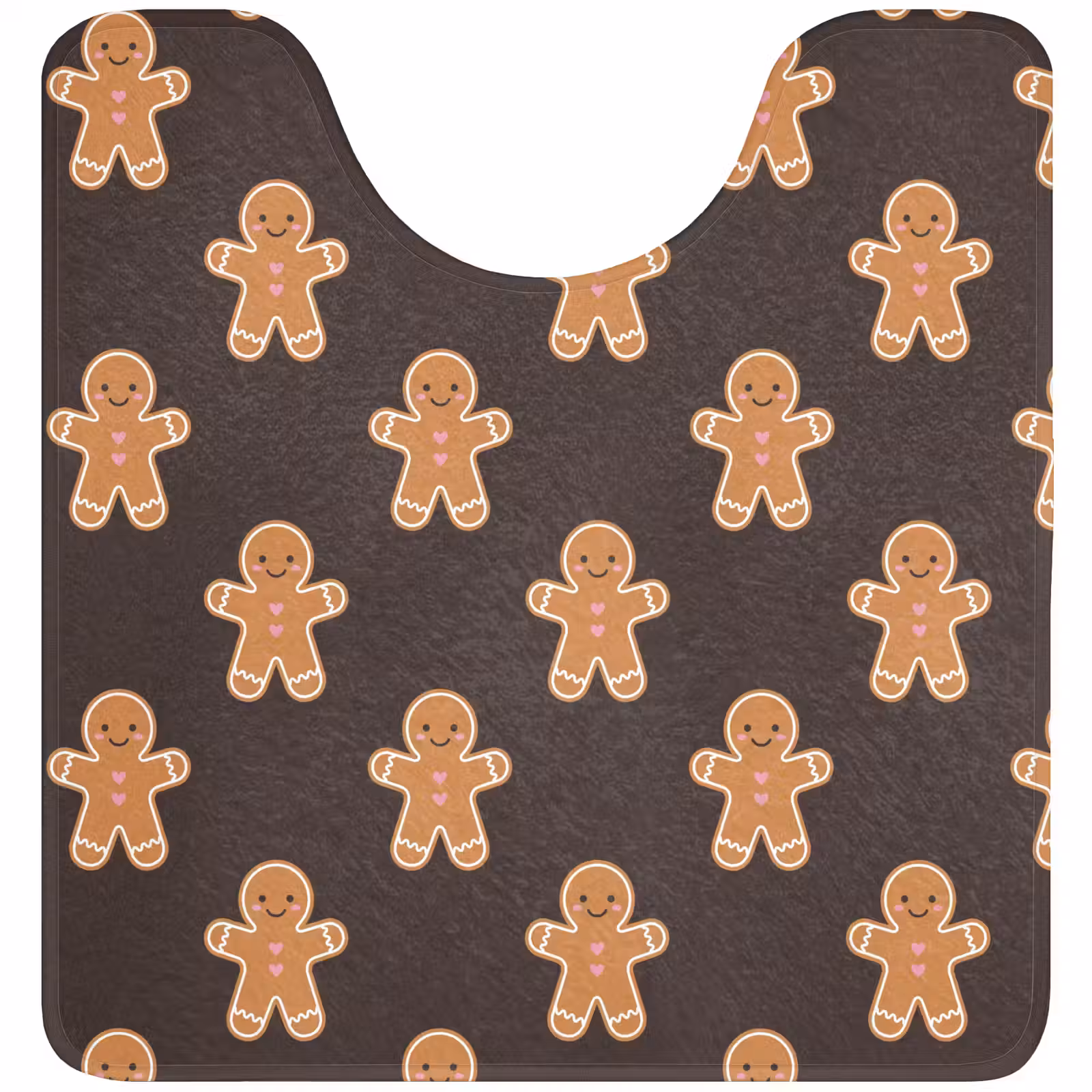 Wc Mat - Peperkoek - Bruin - Kerst — 1