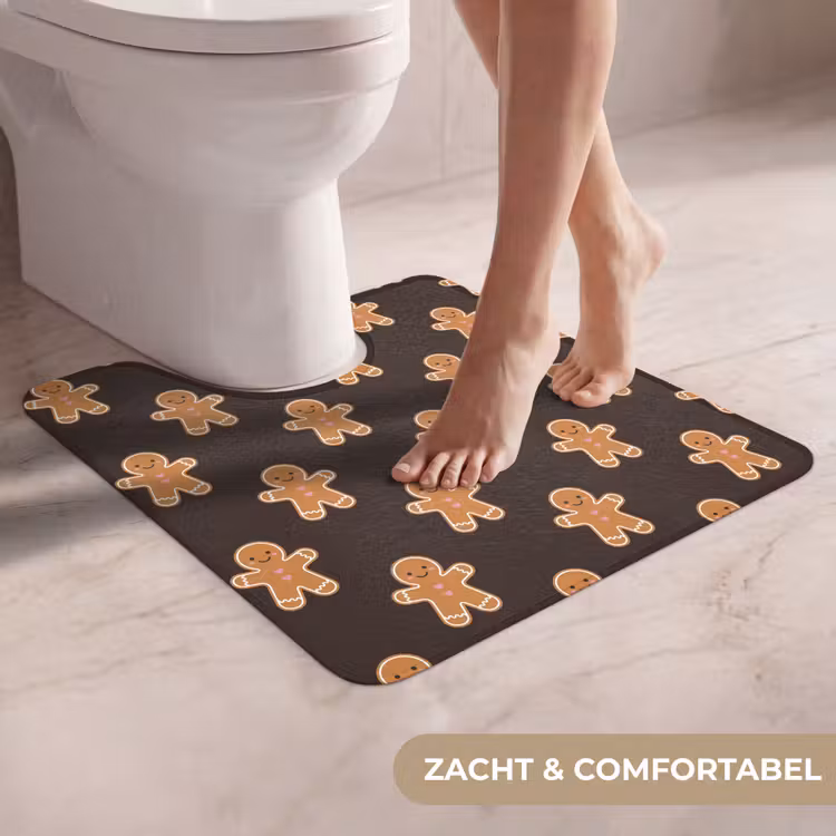 Wc Mat - Peperkoek - Bruin - Kerst — 5