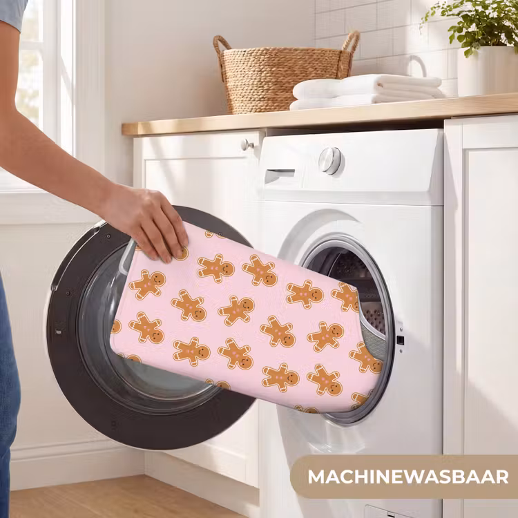 Wc Mat - Peperkoek - Bruin - Roze - Kerst — 6