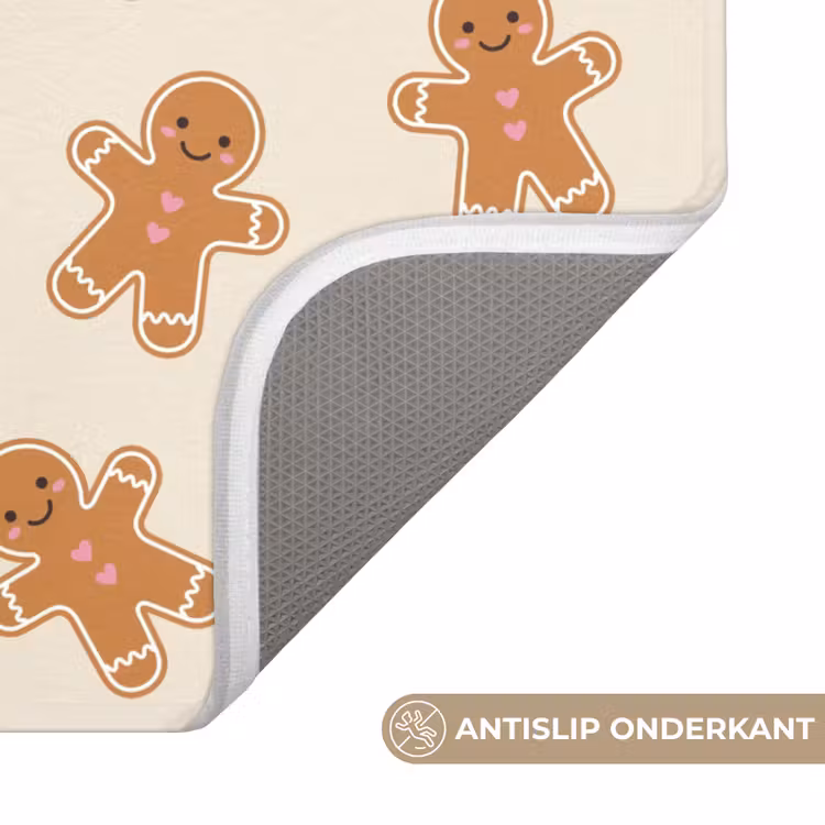 Wc Mat - Peperkoek - Kerst - Crème — 4