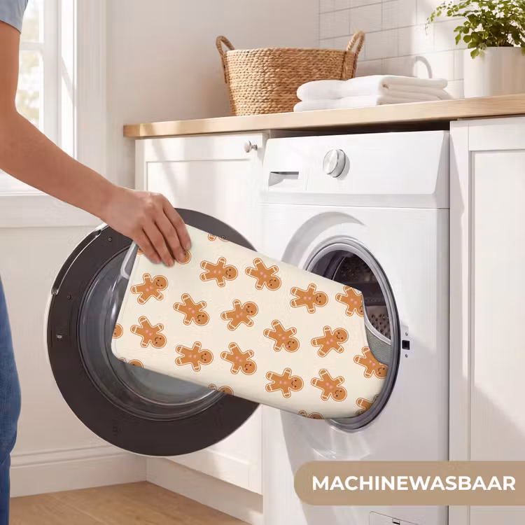 Wc Mat - Peperkoek - Kerst - Crème — 6
